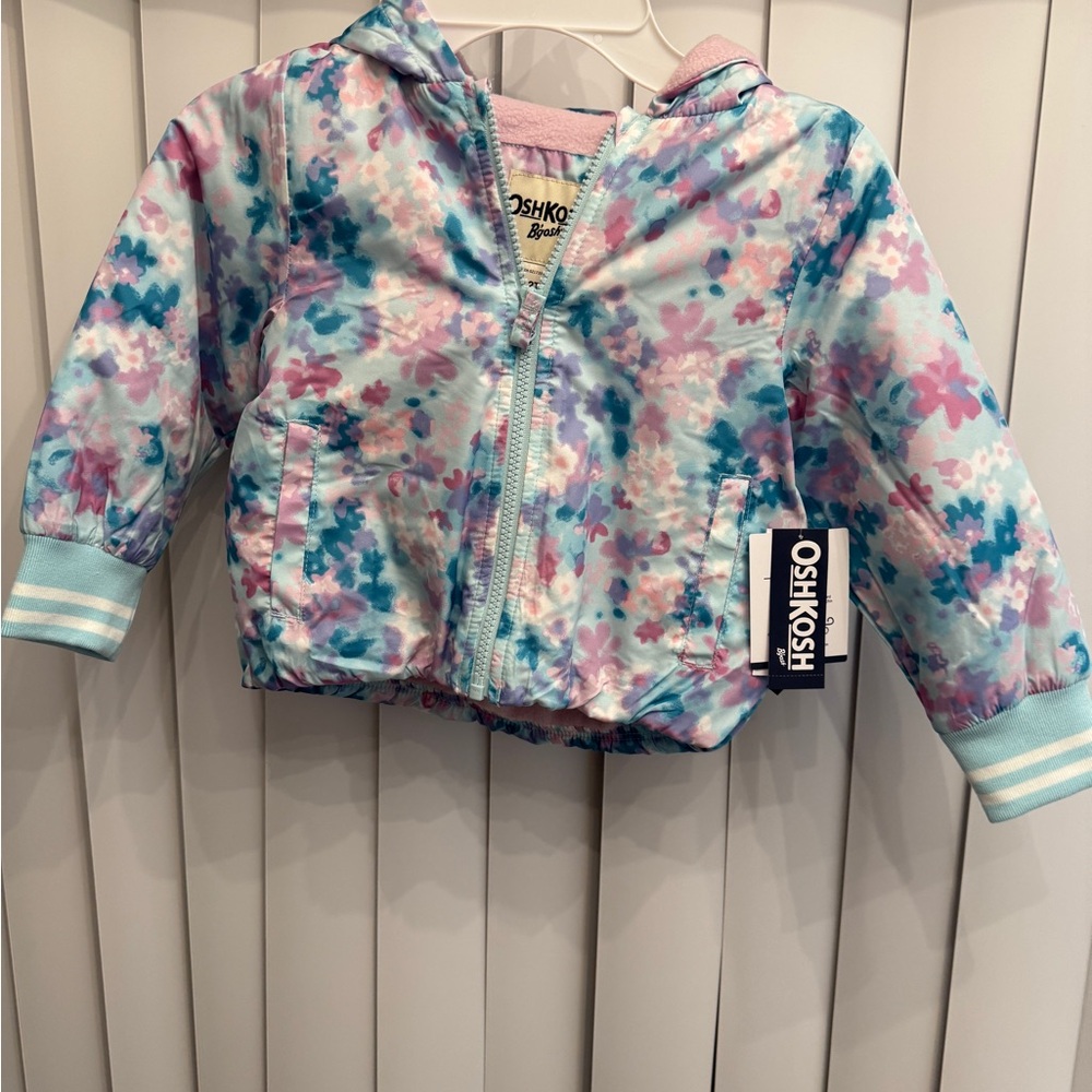 Floral Hooded Jacket for Kids